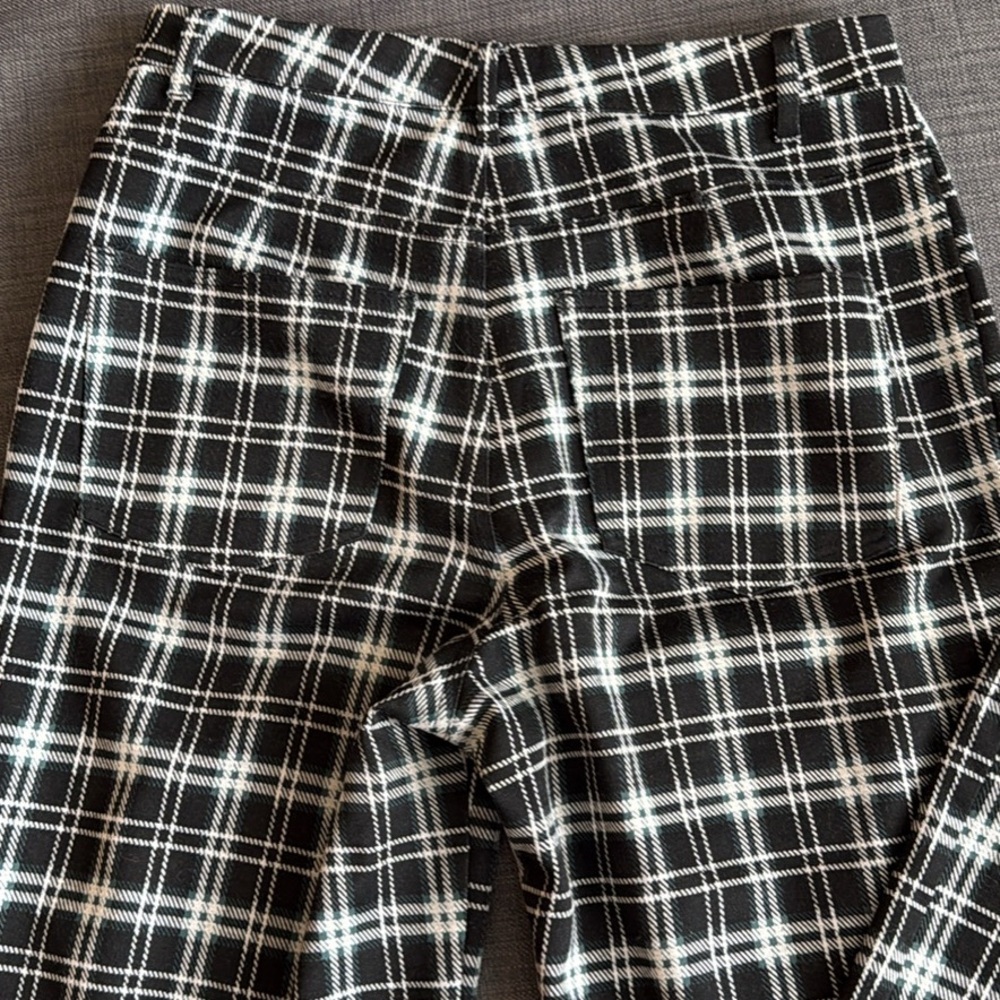 Reformation plaid slacks size 4